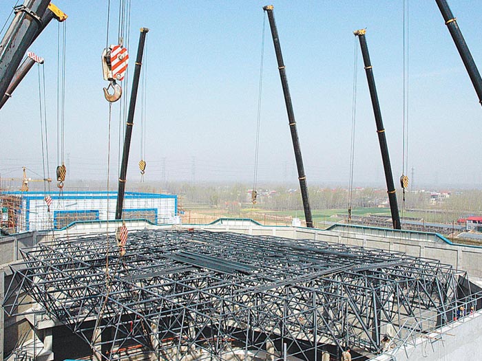 北辰网架高空滑移法